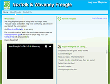 Tablet Screenshot of norfolkfreegle.org